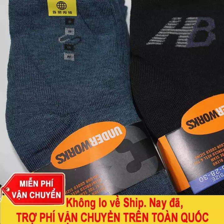 sét 10 đôi tất conton nam cao cổ