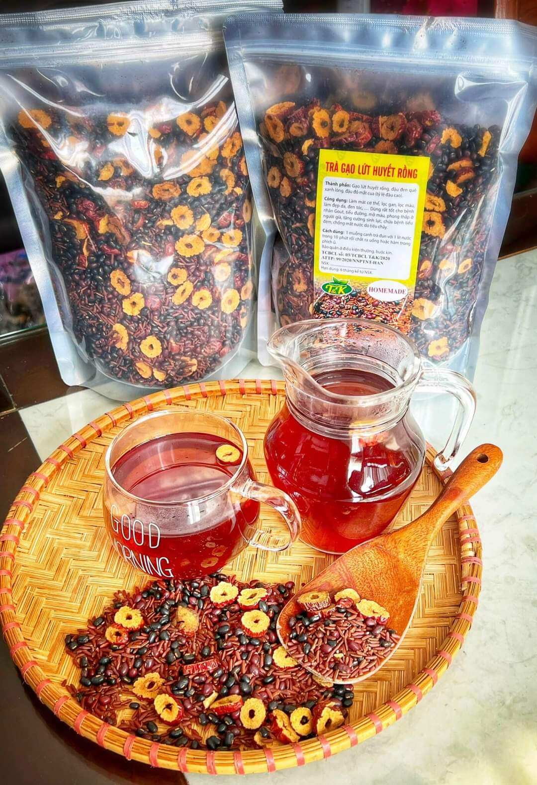Trà gạo lứt táo đỏ _ 1kg