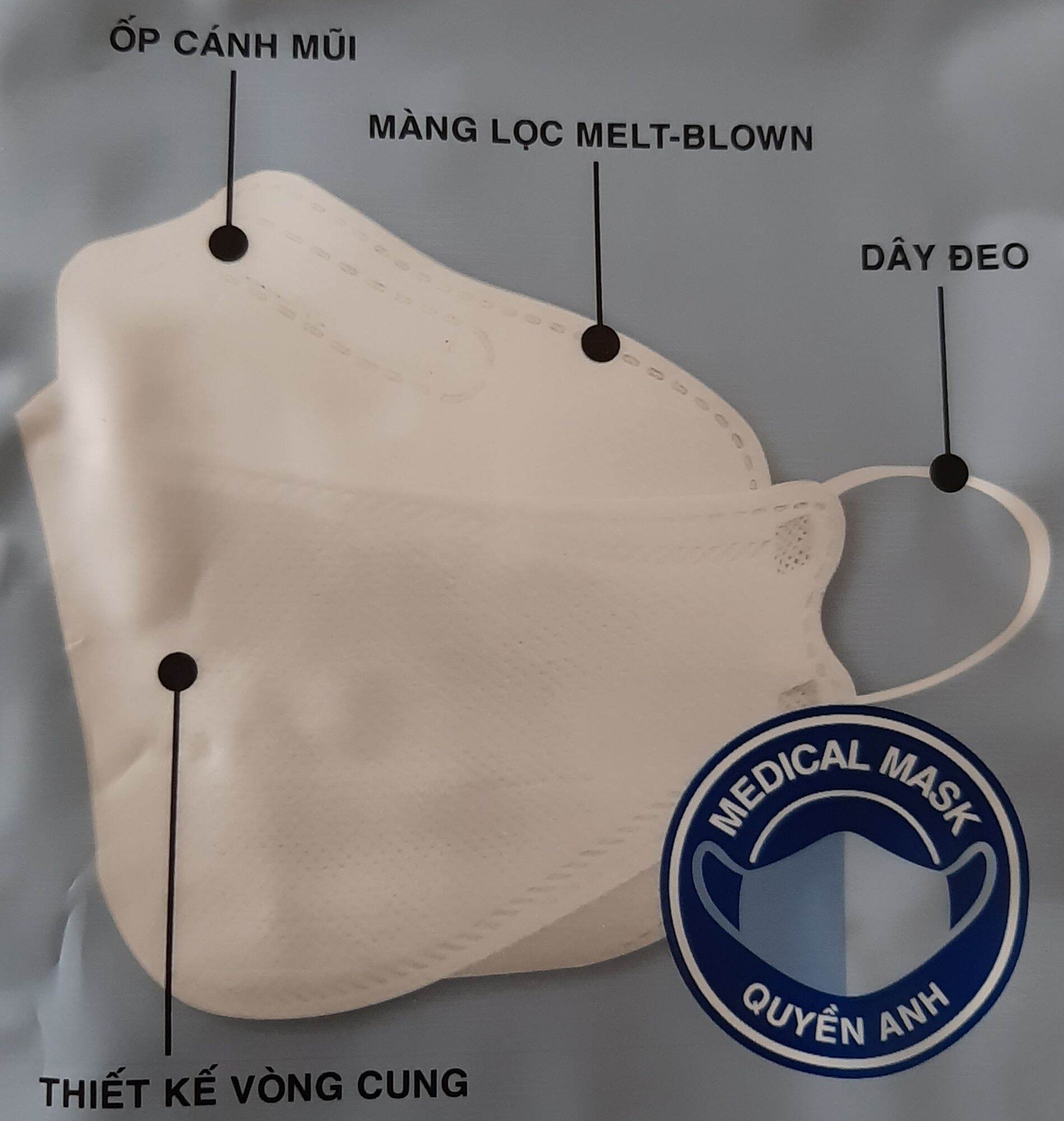 Khẩu trang KF94 Quyền Anh