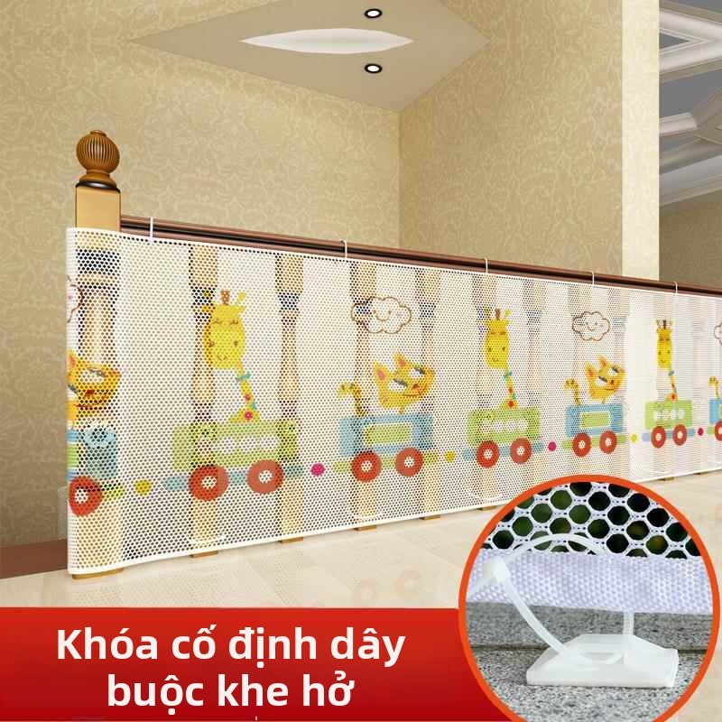 Hàng Rào Bảo Vệ An Toàn Trẻ Em Cho Ban Công Cầu Thang Mạng Chắn