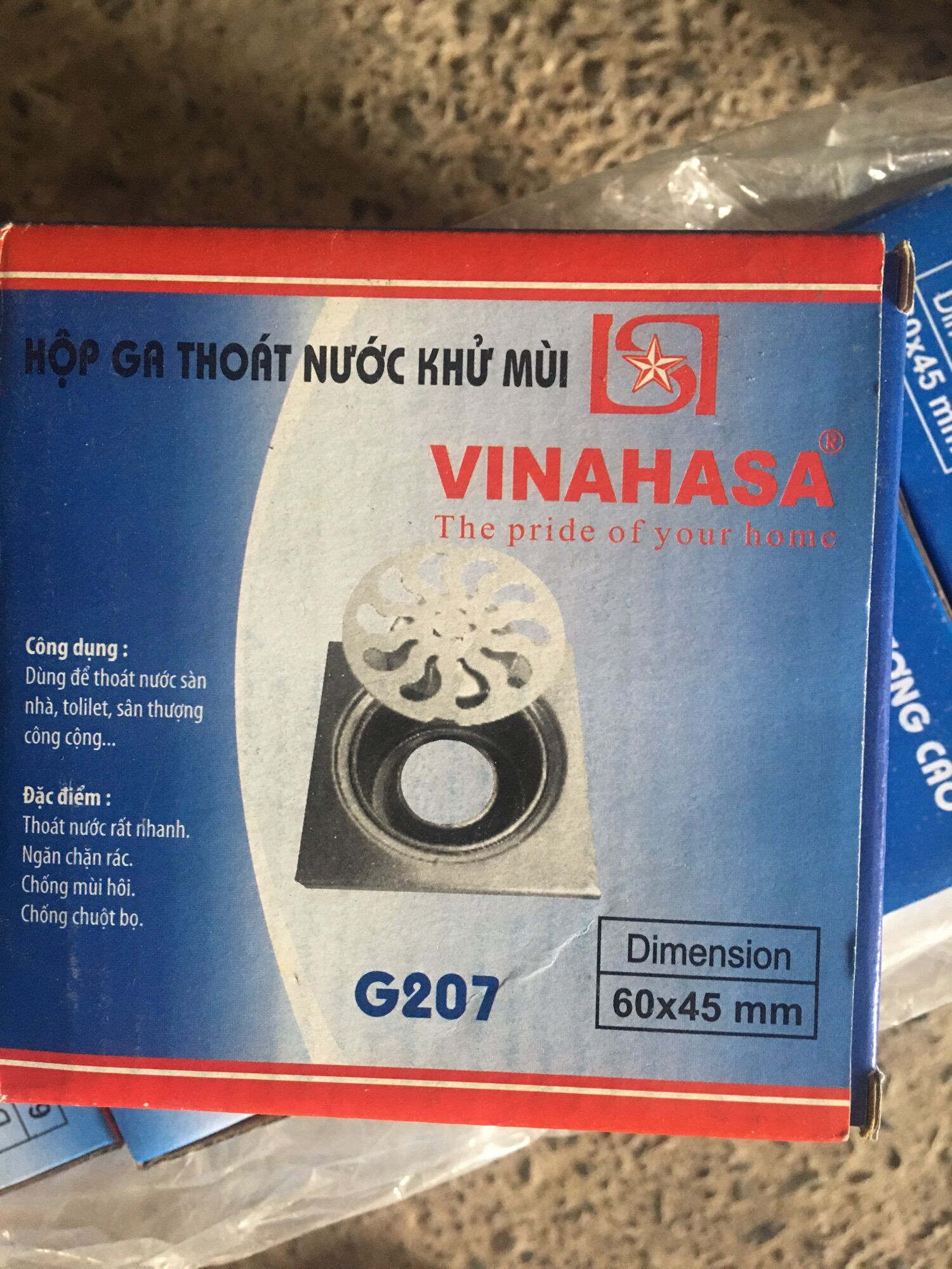 Ga thoát nước sàn ngăn rác chống mùi hôi phi , 110 90 75 60