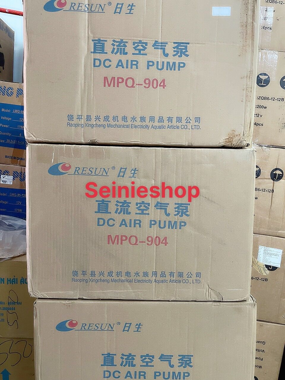 Máy thổi khí oxy xài bình 12v Resun MPQ 904