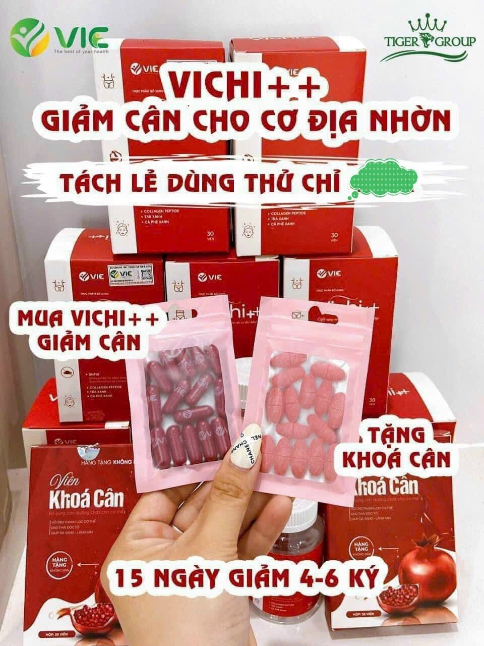 VICHI+ kèm khoá cân tách lẻ 15ngày (mẫu mới 2024)