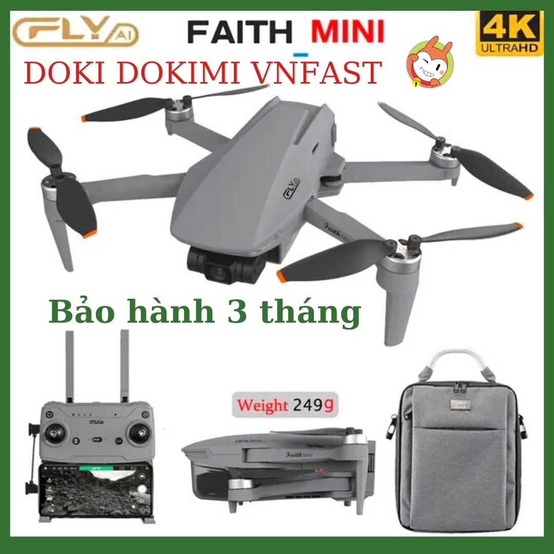 Flycam Cfly Faith Mini - 4K gimbal 3 trục - 249gram - Bh 3T - chính hãng