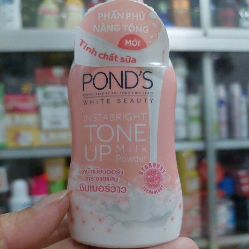 PHẤN PHỦ NÂNG TÔNG SÁNG TỨC THÌ POND'S 40G, TỪ TINH CHẤT SỮA