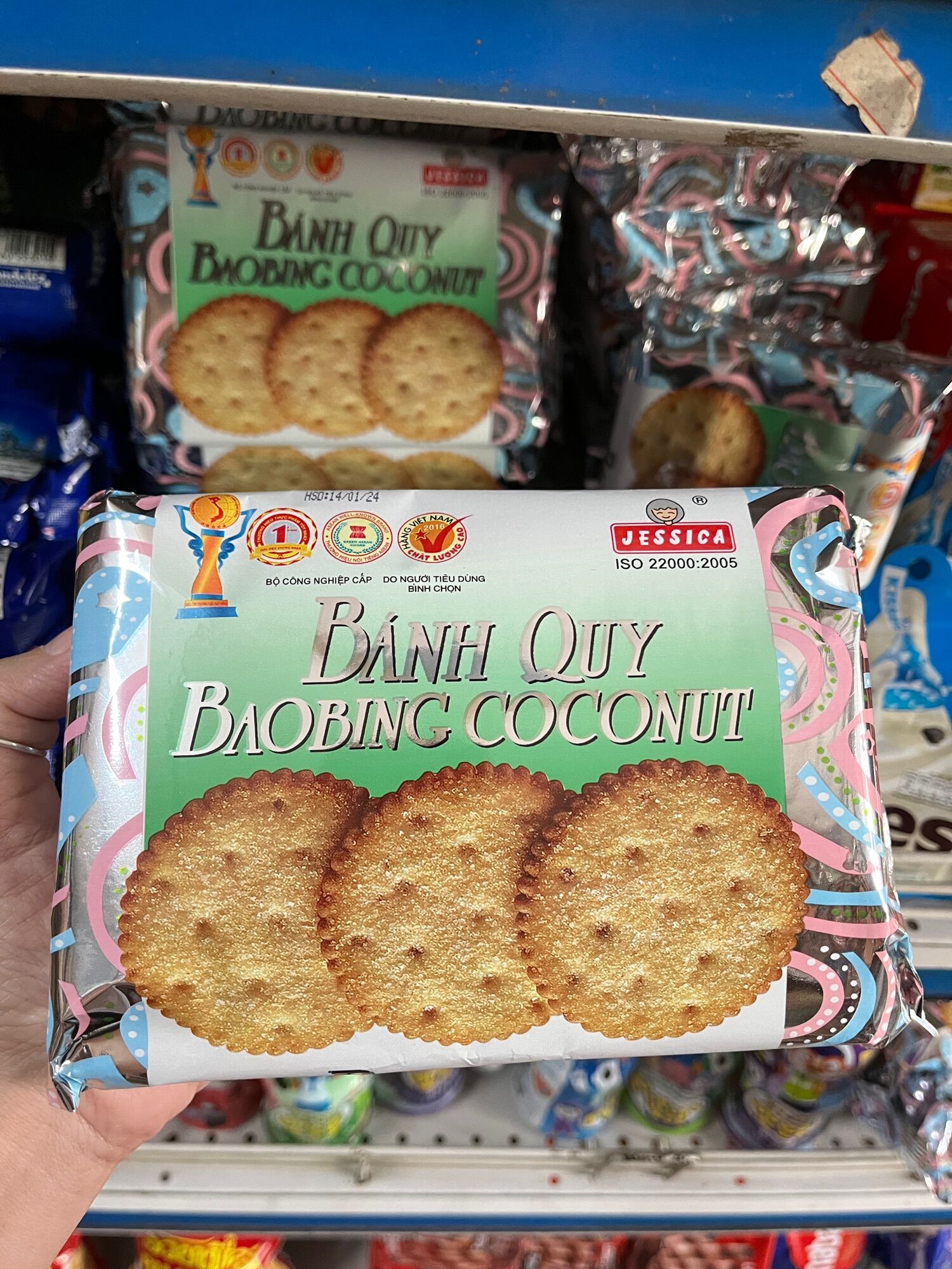 Bánh bạc tròn - bánh quy đường