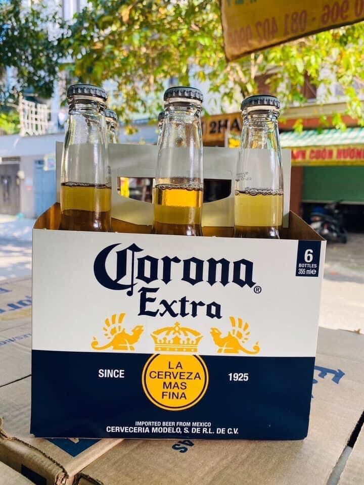 Bia Corona Extra 355ml set 6 chai ( date 8/2022)