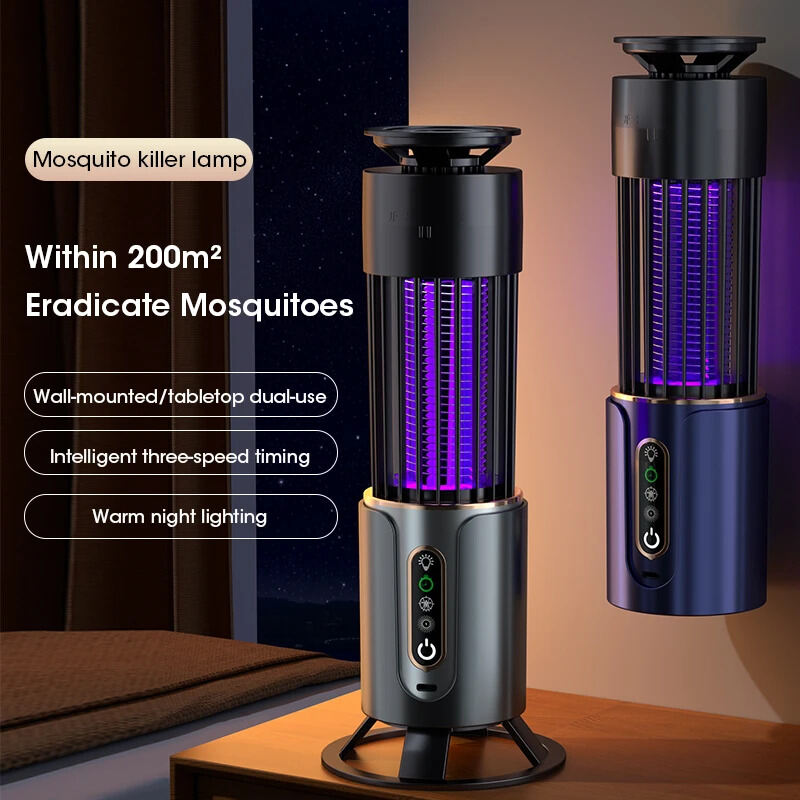 JIALEMEIJIA | Đèn Diệt Muỗi Bẫy Côn Trùng Đèn Dã Ngoại USB Định Thời Ngoài Trời