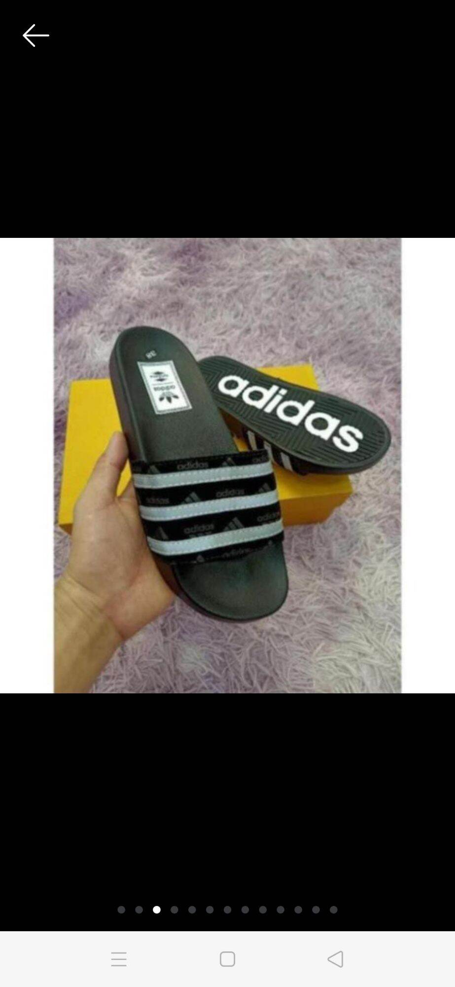 Dép  lê  Adidas  quai ngang  Full box bill [Vi deo thật + Hình ảnh Thật ]