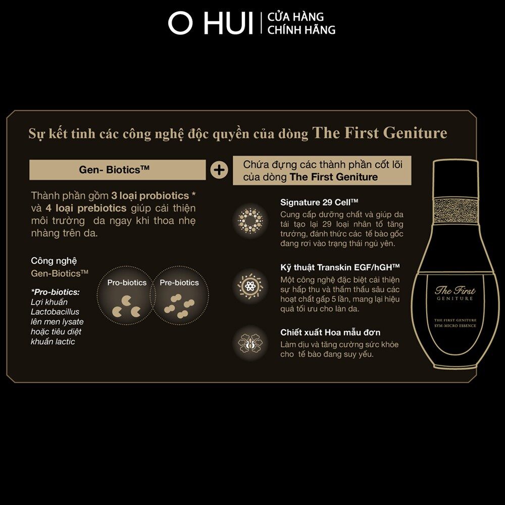 Tinh chất siêu vi tái sinh da Ohui The First Geniture Sym – Micro Essence