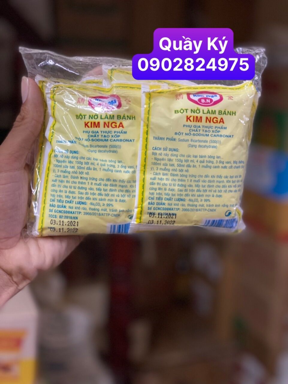 Bột Nở Làm Bánh Kim Nga - gói 100gr