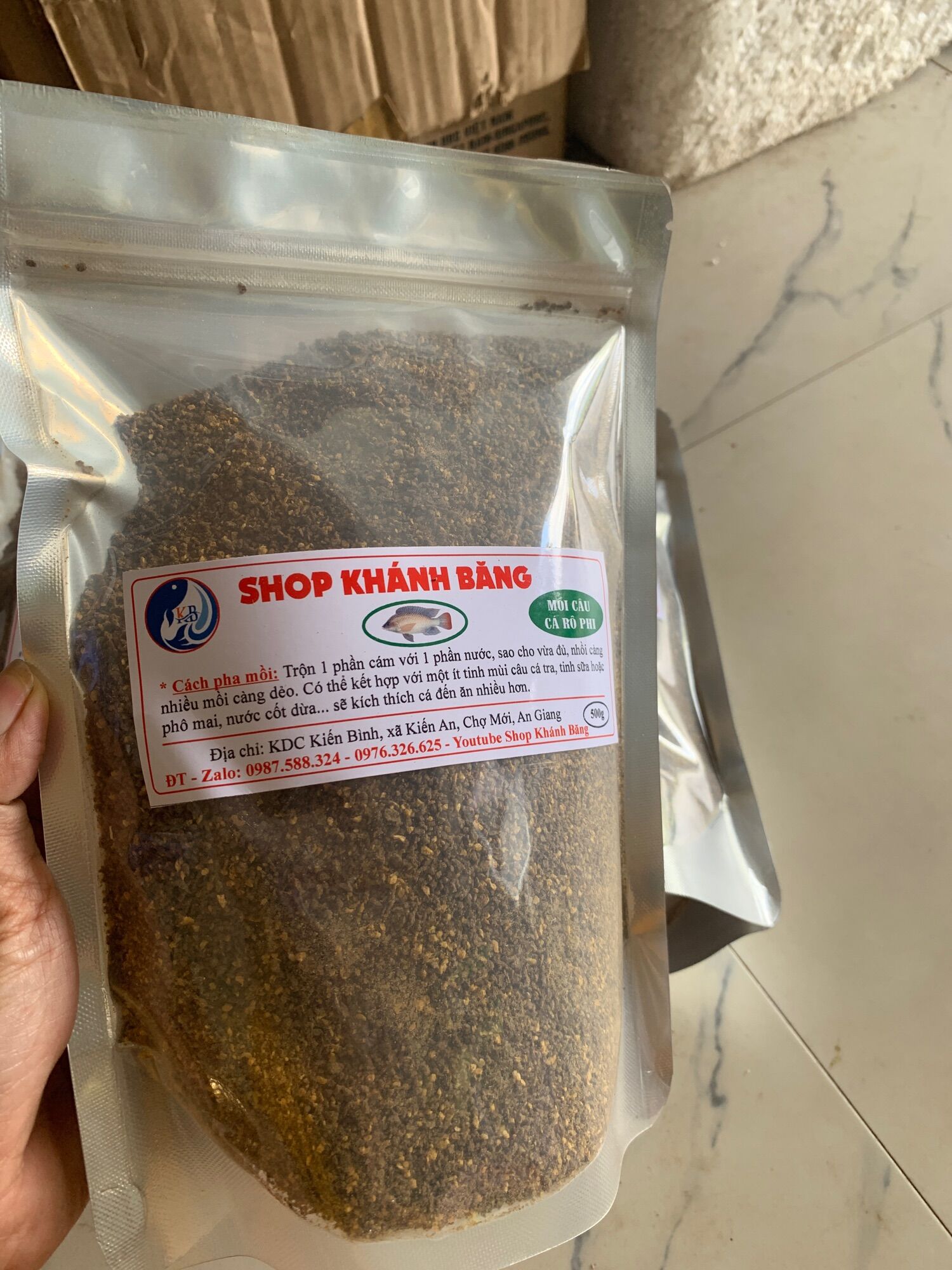 Cám cá rô phi 500g
