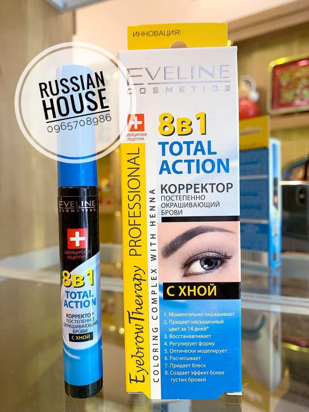 Serum dưỡng lông mày dài tự nhiên Eveline của Nga.