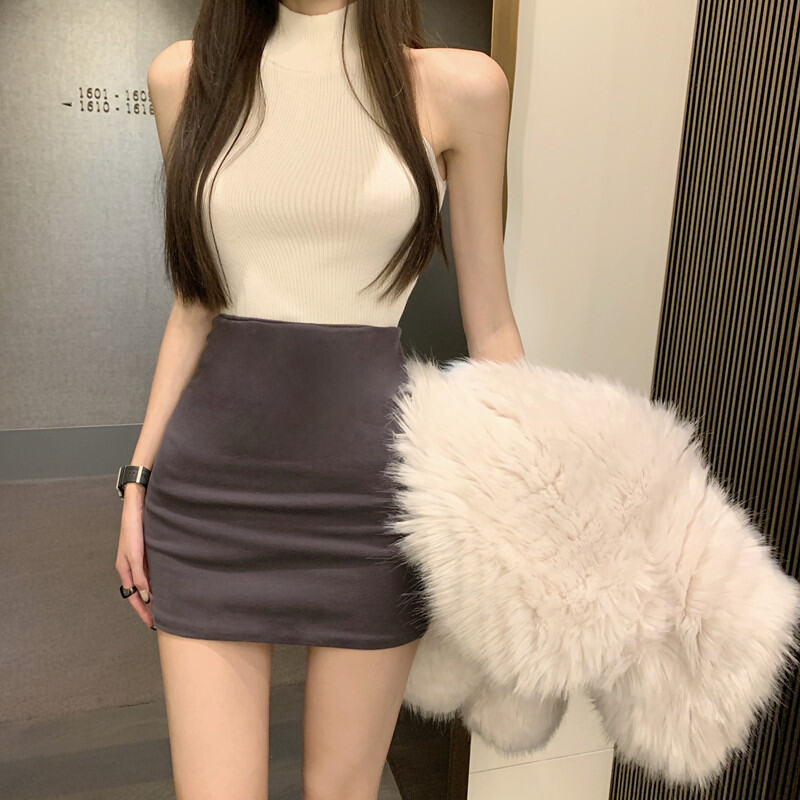 Váy Ngắn Bó Sát Cạp Cao Mùa Hè Cho Nữ Váy Ngắn Bó Sát Che Giấu Mỡ Bụng Váy Ngắn Bó Sát Gợi Cảm Cho N