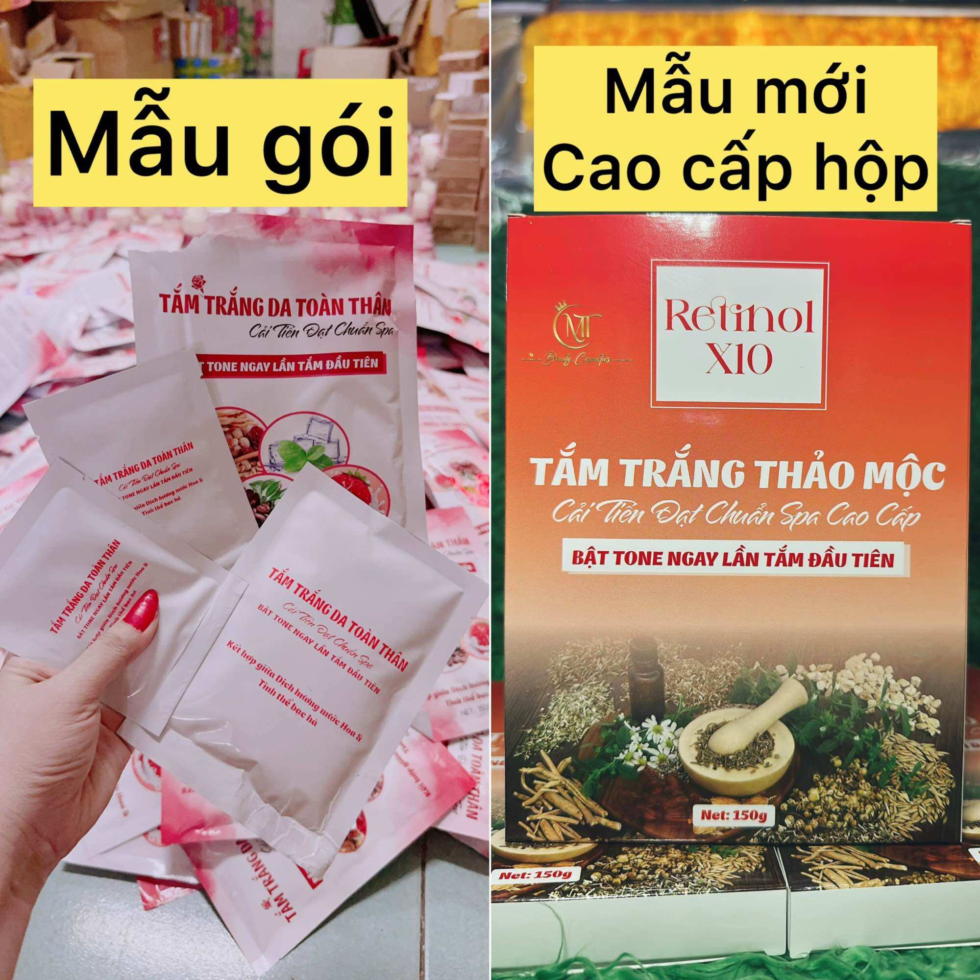 Tắm Trắng Da Toàn Thân