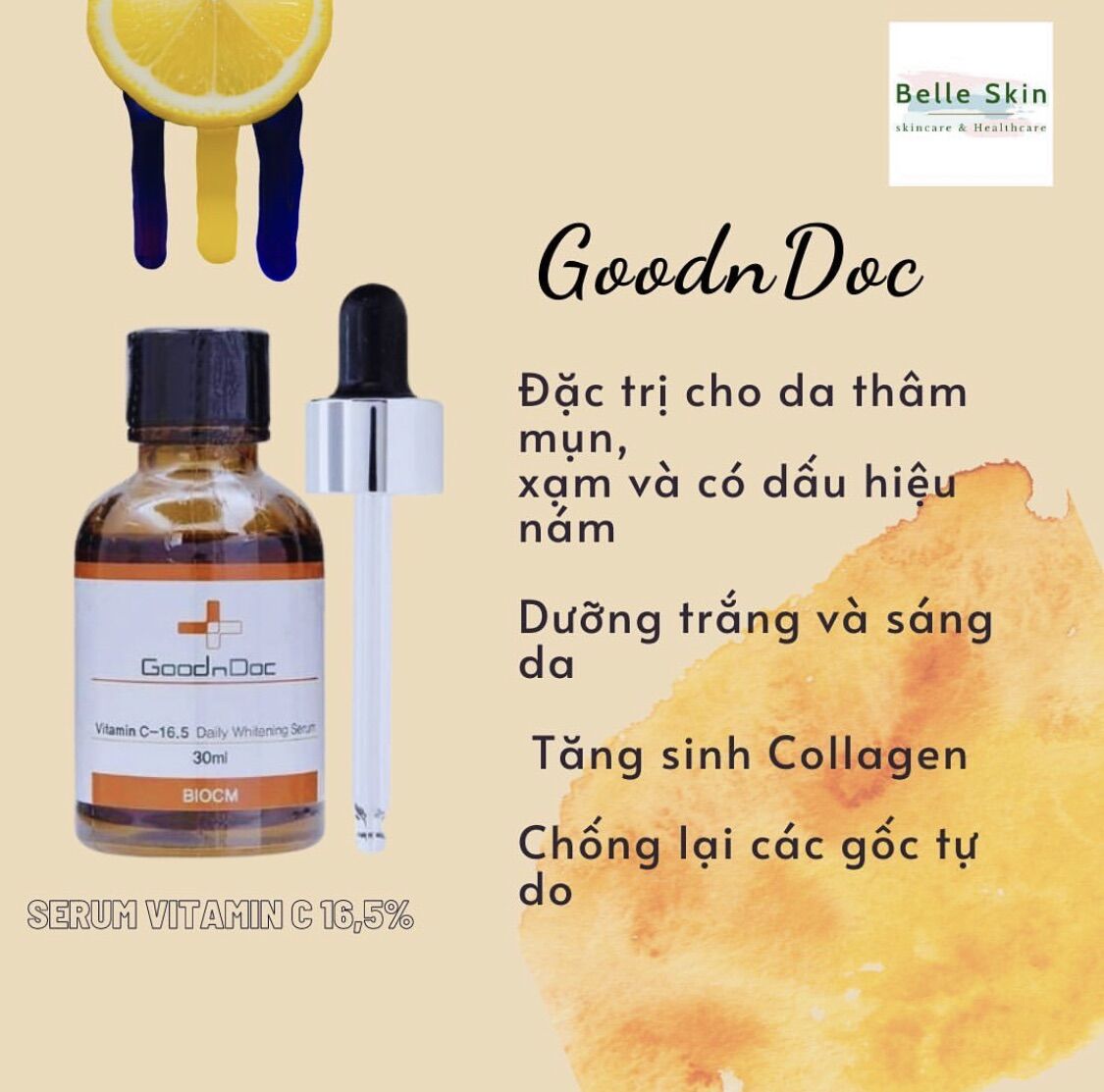 [HCM]Serum Vitamin C 16.5% Goodndoc