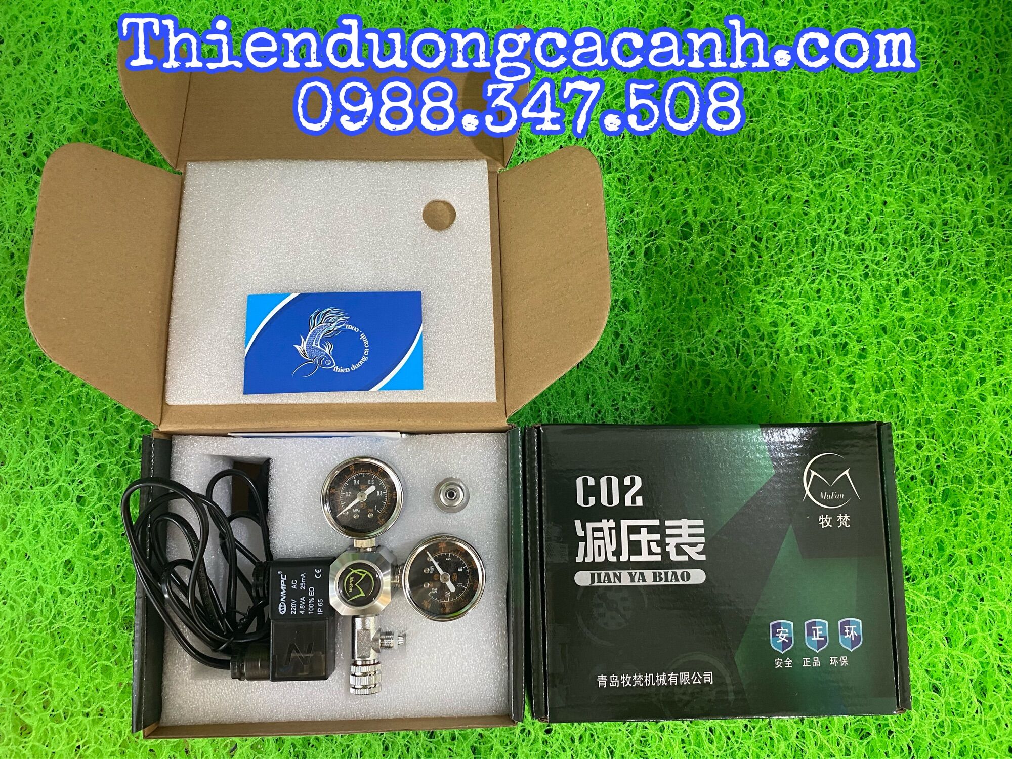 Van điện co2 mufan - phụ kiện cá cảnh, thuỷ sinh