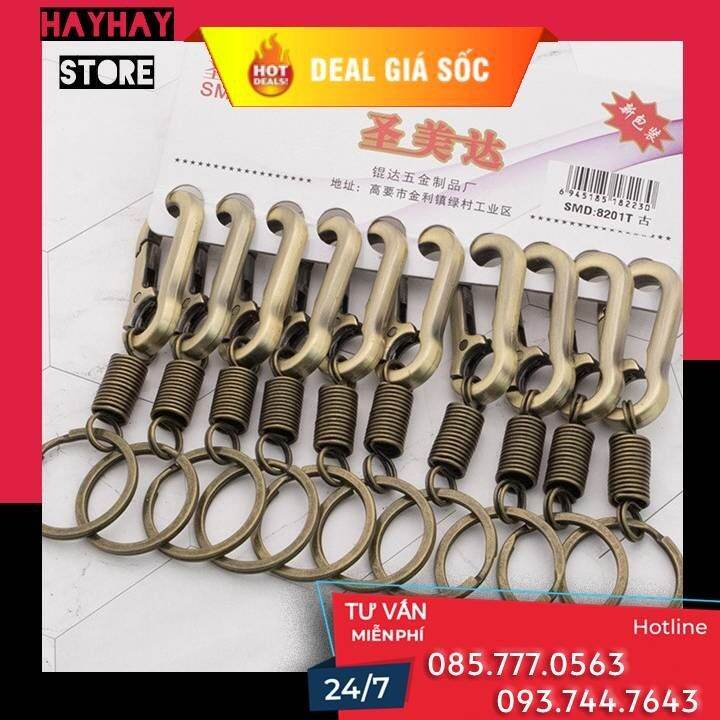 Móc Khóa Kim Loại Dày Cao Cấp 10.5x2.2cm
