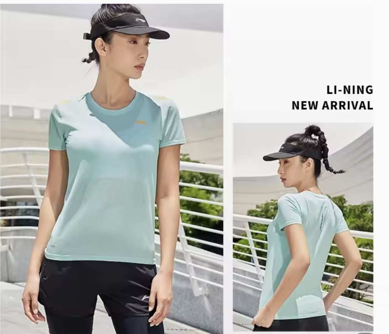Áo thun thể thao nữ Lining ATSS382