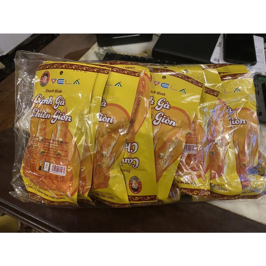 Sỉ 1 bịch bim cánh gà chiên giòn vella