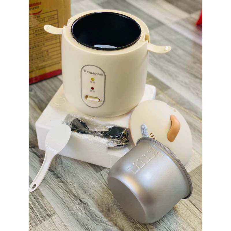 Nồi cơm điện mini 1.2L siêu tiện lợi - màu trắng kem