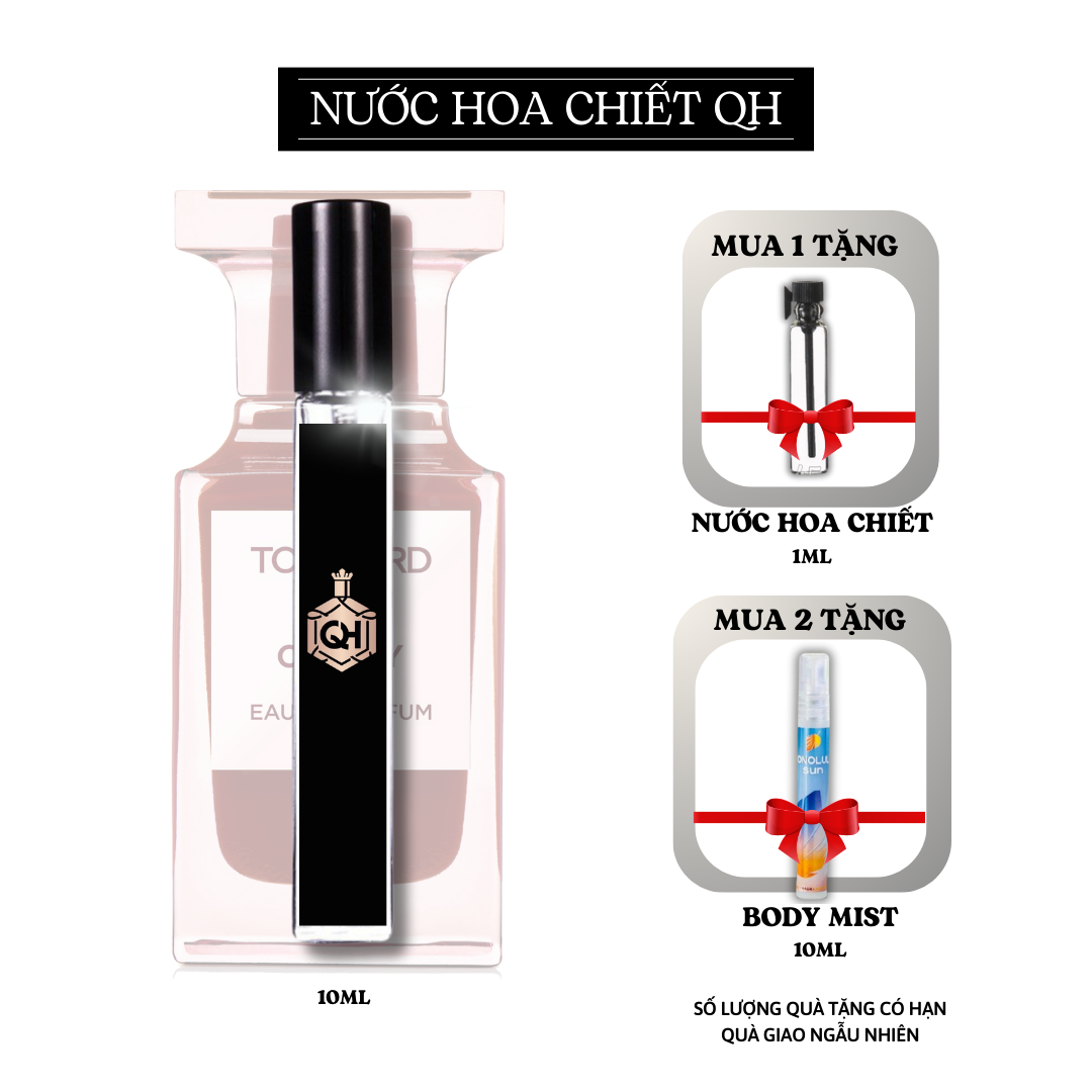 Nước hoa chiết nữ 10ml tinh dầu tf lost cherry cao cấp thơm lâu freeship - nước hoa qh