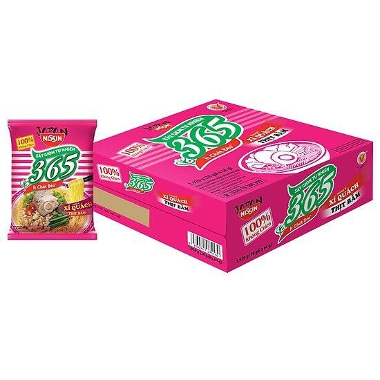 Mì 365 không chiên xí quách thịt bằm