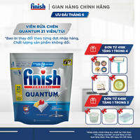 Viên Rửa Chén Bát Finish Powerball Quantum 21 viên