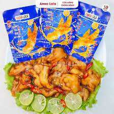 Combo 20 Chân gà rút xương cay Anna Lala-đồ ăn vặt chân gà rút xương cay tương thơm ủ vị AnnaLala