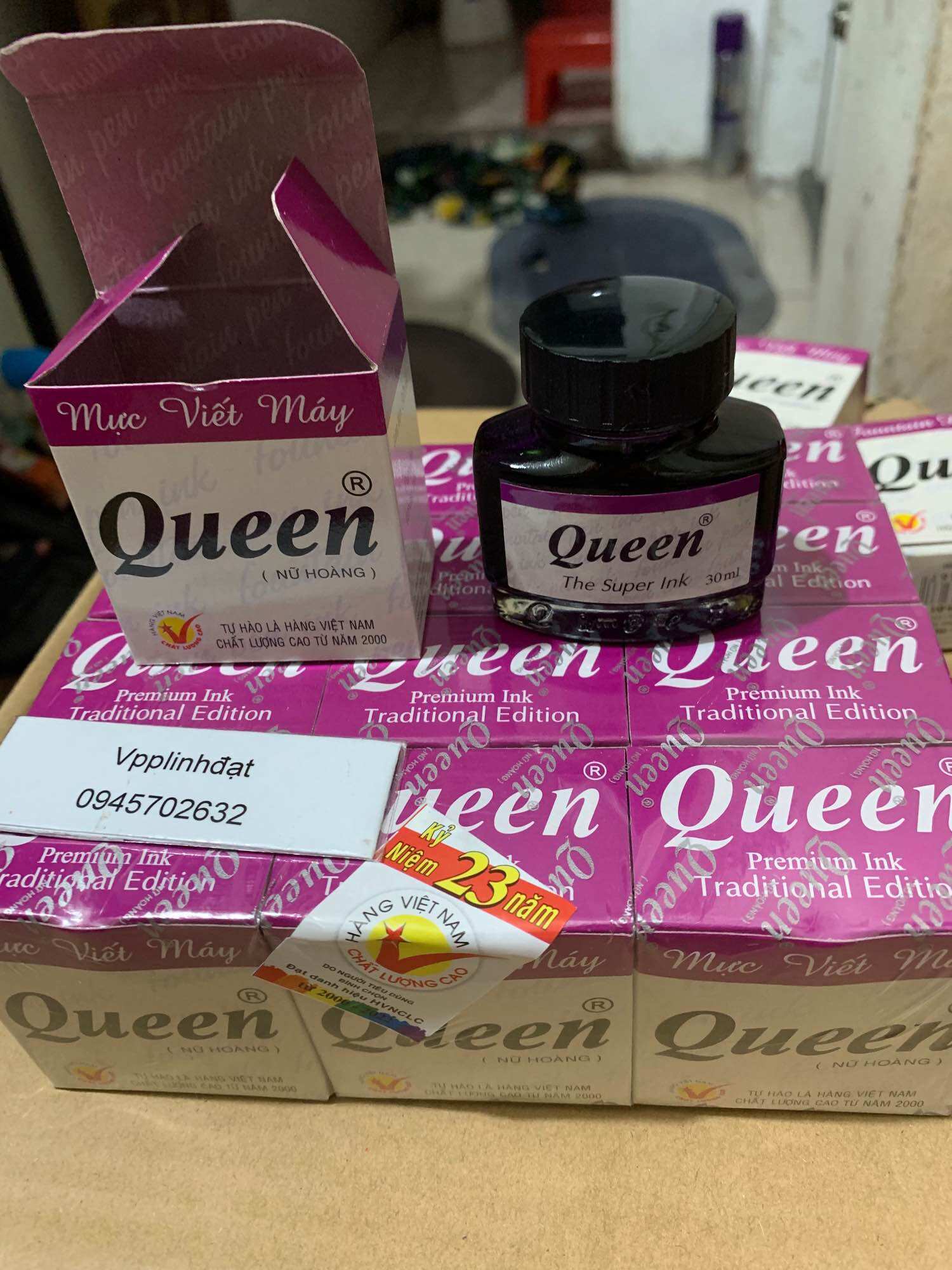Lọ mực Queen 30ml hàng chính hãng