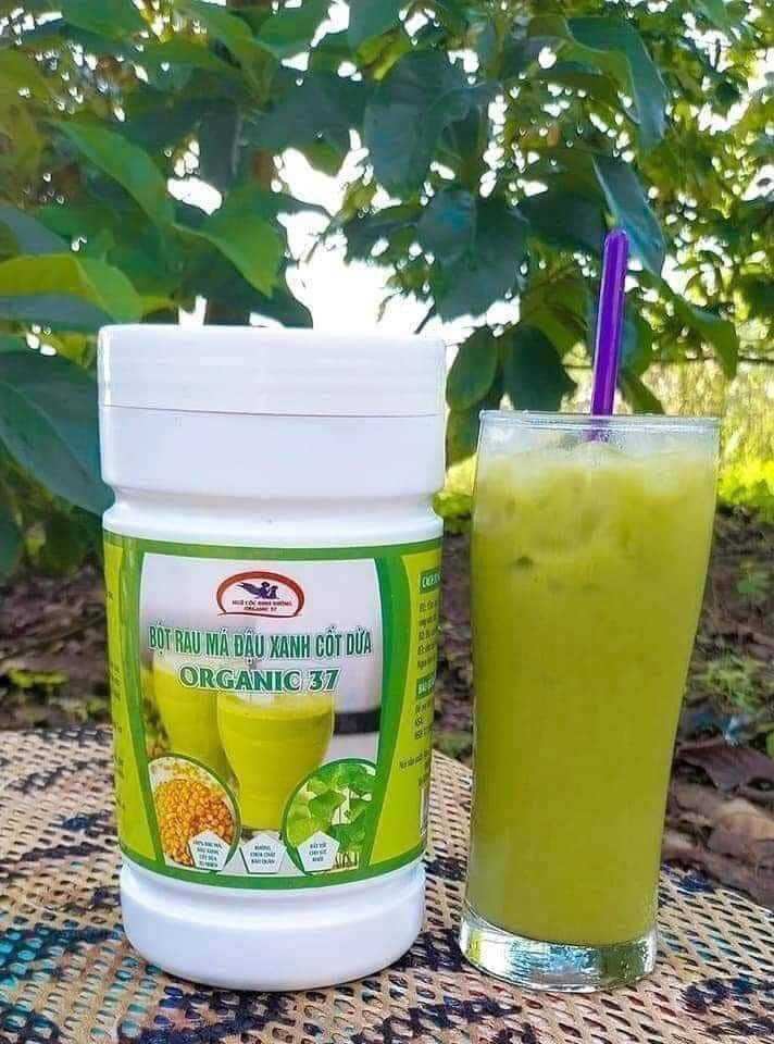 Bột rau má đậu xanh cốt dừa 500G