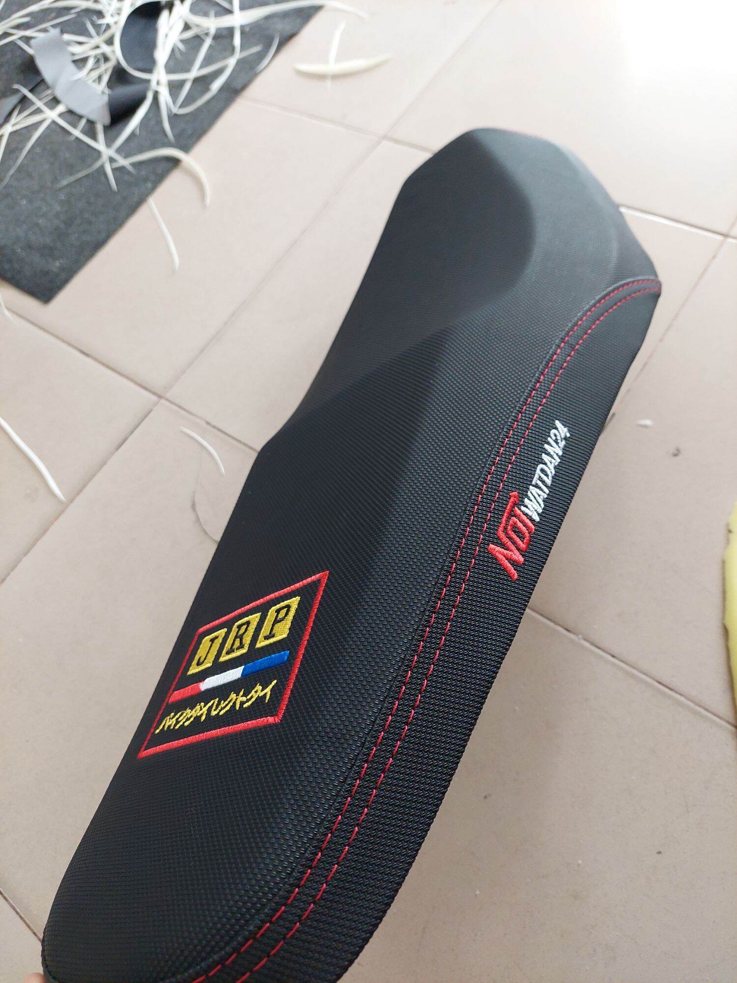 Yên xe wave A 110- Mút Trắng Liên Á, áo in ép