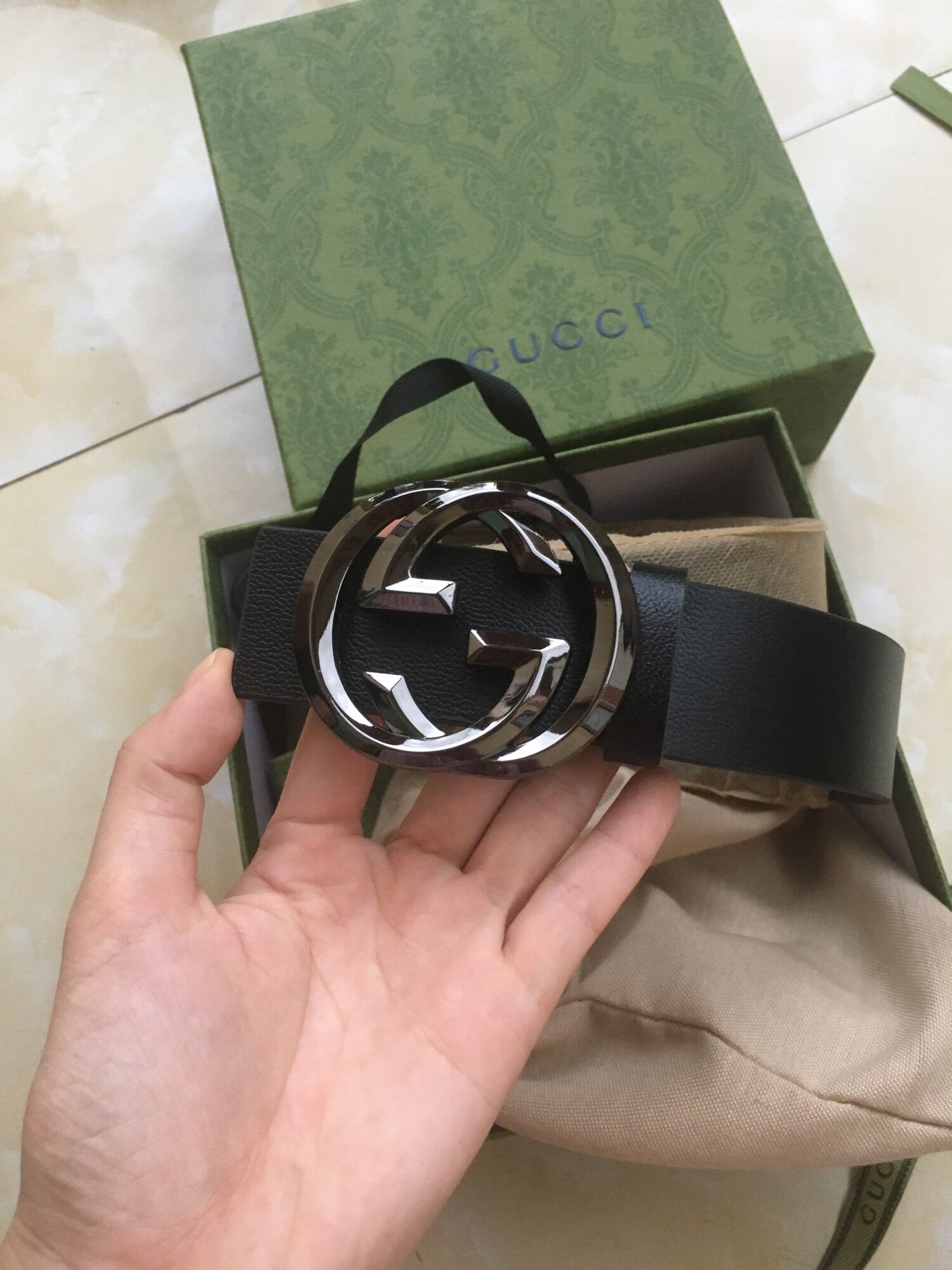 thắt lưng nam full box dây da xịn hàng new