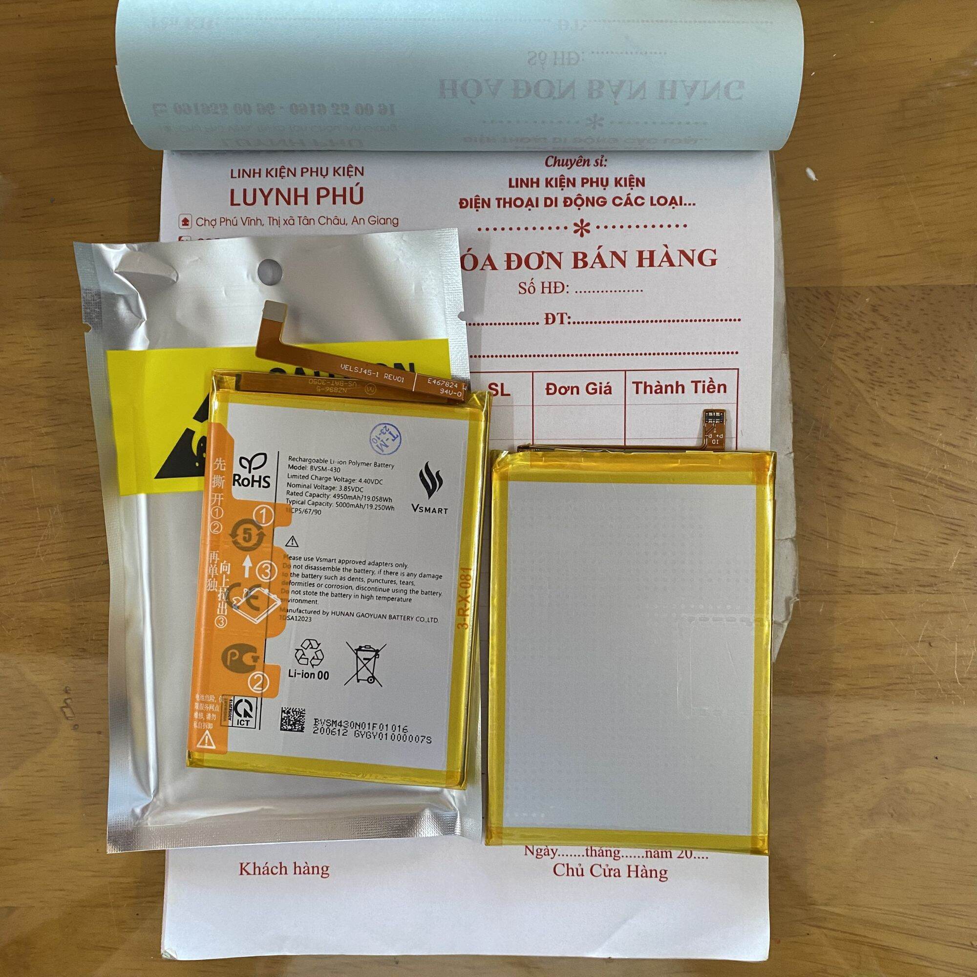 Pin vsmart joy 3/ v430a/ BVSM 430/live 4