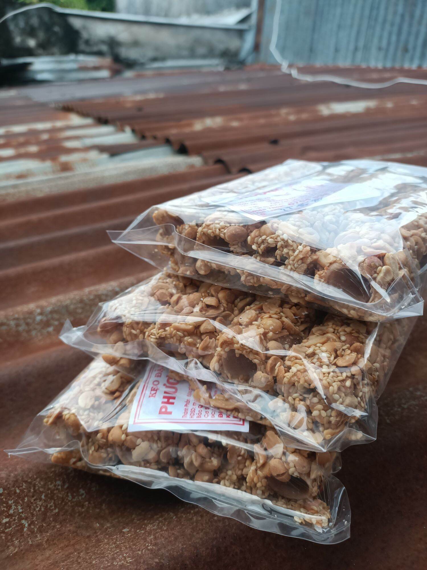 [Đặc Sản Đồng Tháp] Combo 3 bịch kẹo đậu phộng Phương Thảo dạng ống