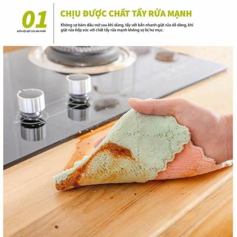 Com bo 10 KHĂN LAU BẾP ĐA NĂNG