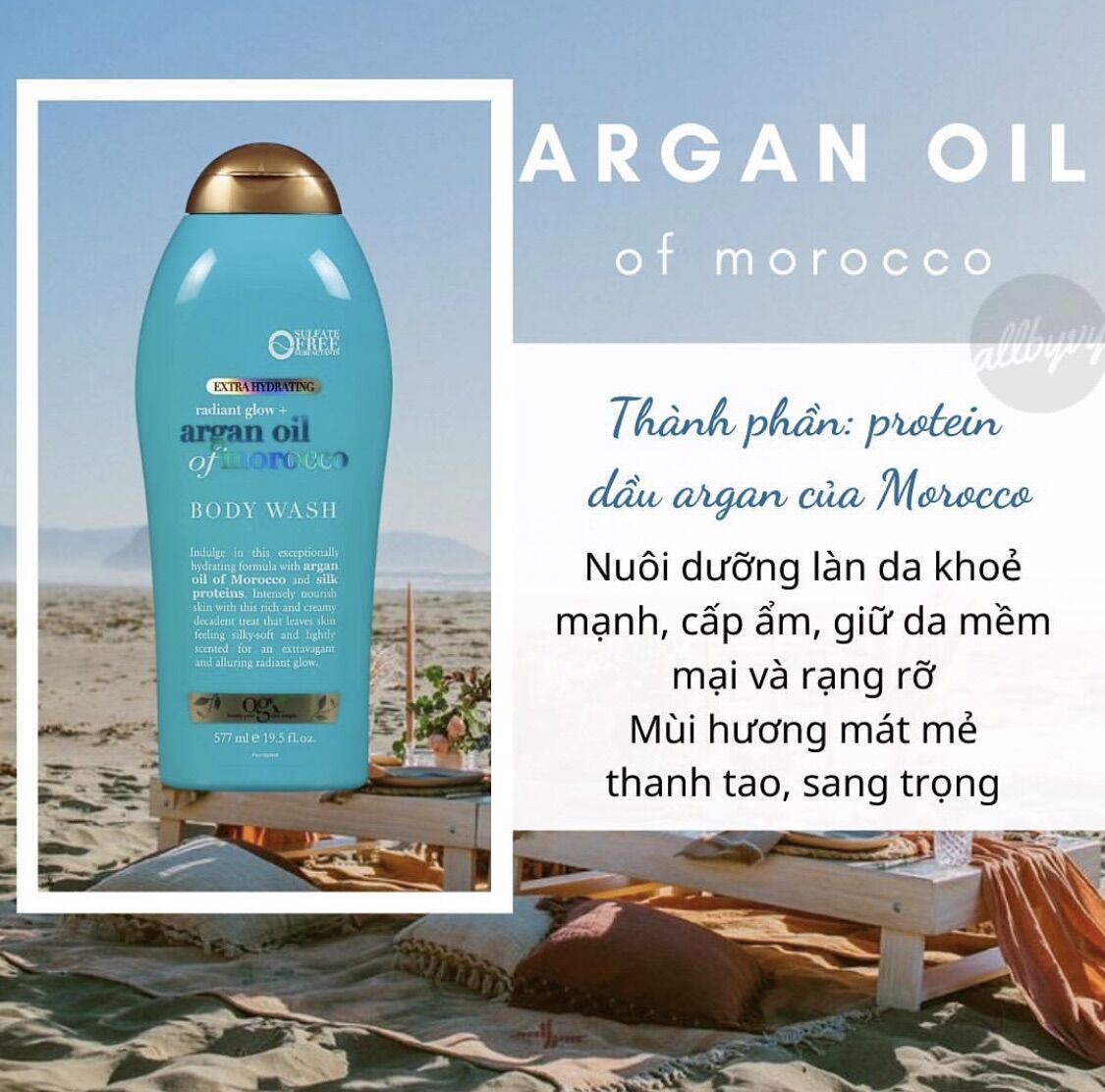 allbyvy| Sữa tắm OGX 577ml