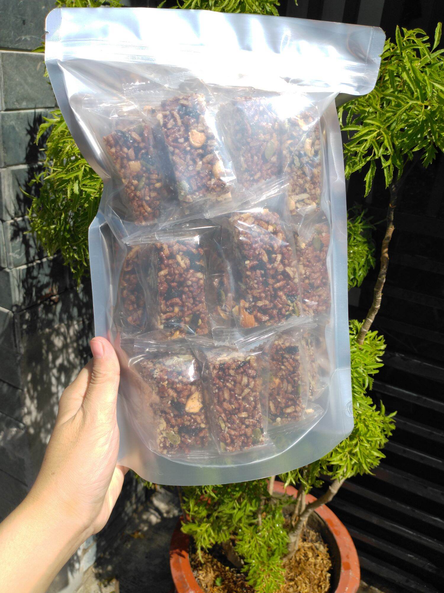 Thanh gạo lứt rong biển 500gr