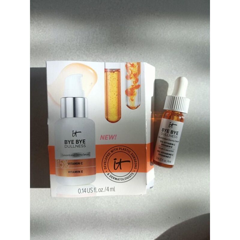 Tinh Chất Mờ Thâm Sáng Da IT Cosmetics Bye Bye Dullness 15% Vitamin C Vitamin E 4ml