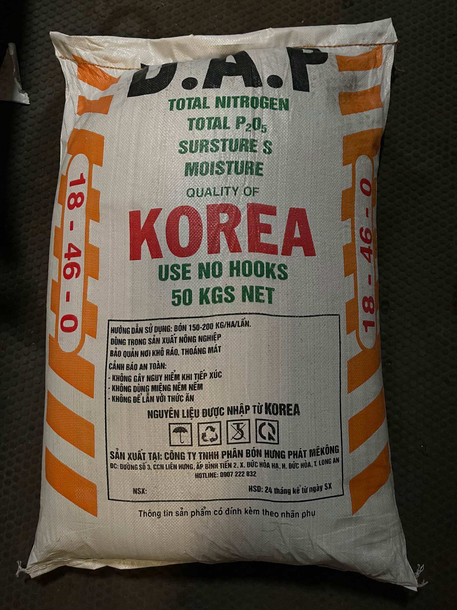 Phân bón DAP đen Hàn Quốc (gói chiết 500g và 1kg) phân bón dạng hạt đen