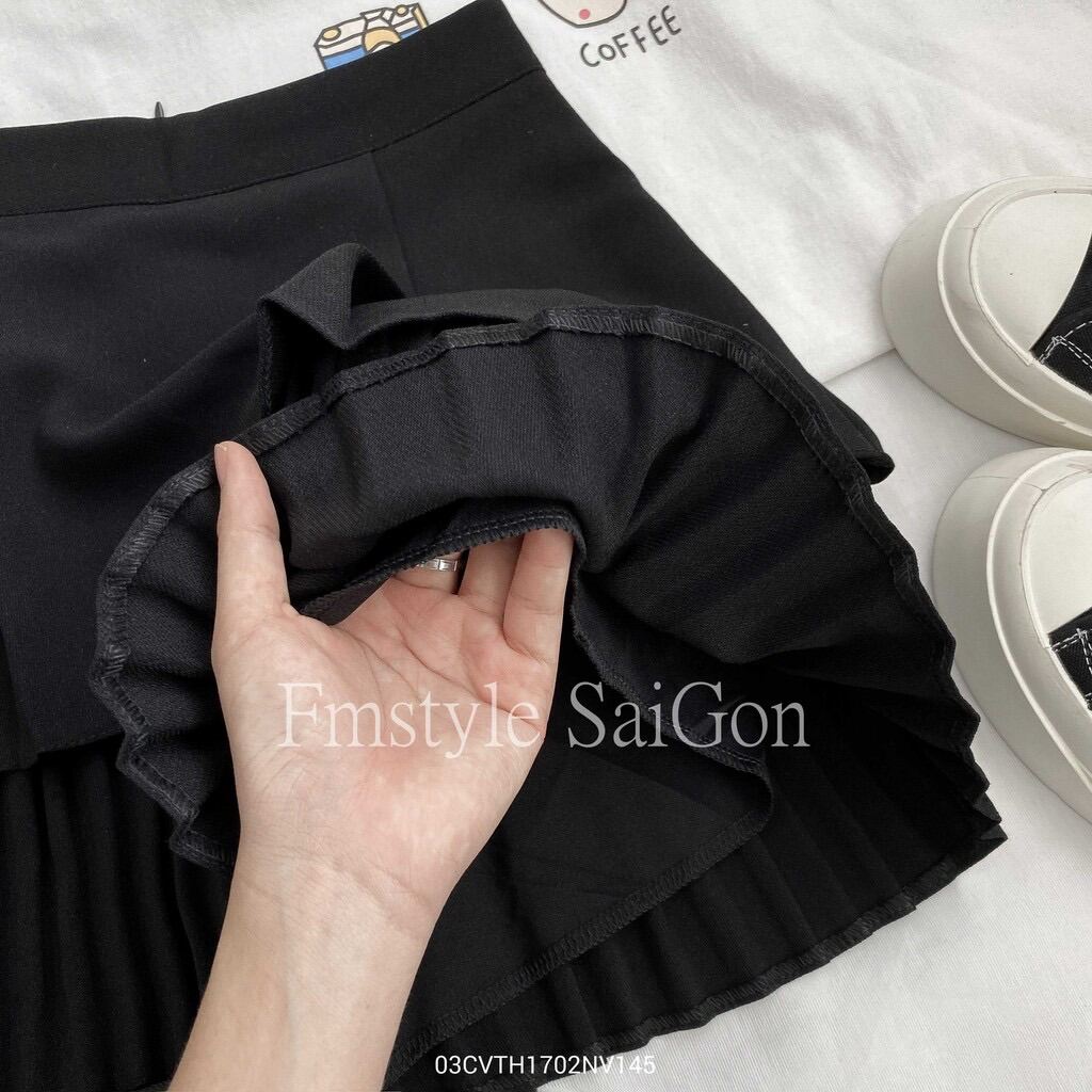 Chân váy 2 tầng xếp ly nhỏ