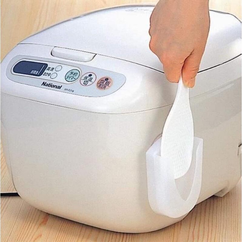 Muỗng múc cơm nhựa trăng cao cấp (cái)