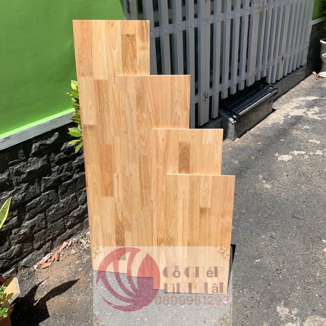 [HCM][100% gỗ] gỗ ghép cao su phủ keo láng 6️⃣0️⃣x1️⃣2️⃣0️⃣x1️⃣2️⃣mm