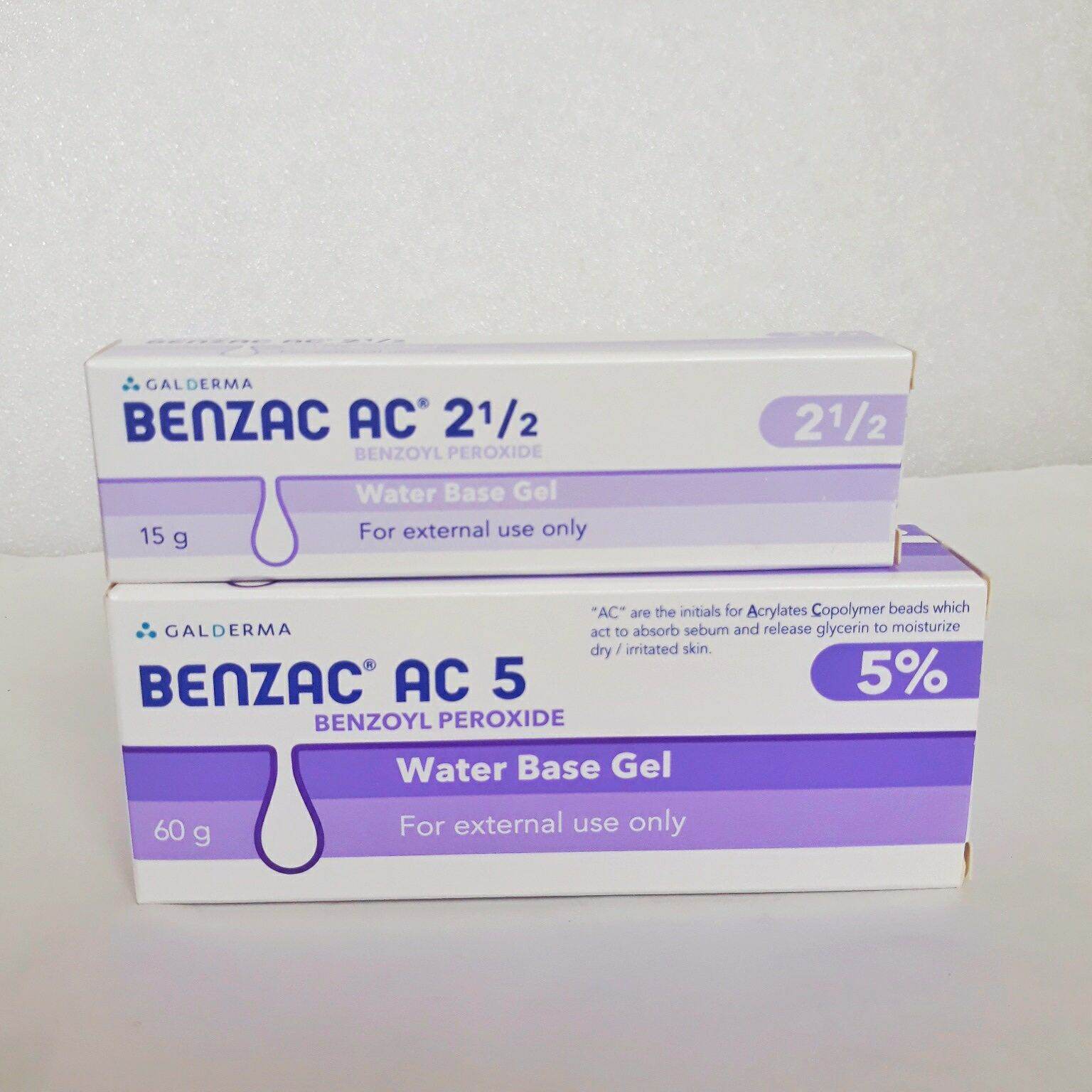 Benzac Ac 2.5% 5% - Gel Hỗ Trợ Giảm Mụn