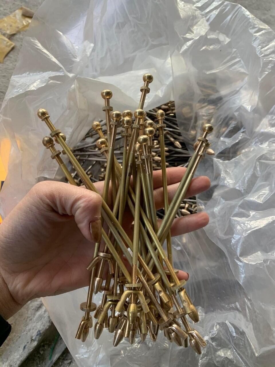 Ti đồng, inox dành cho móc lồng chim