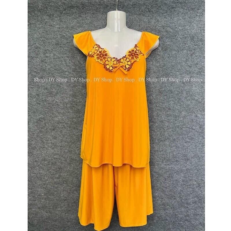 [Có size 45-75kg] Bộ lửng thun lạnh tay cánh tiên