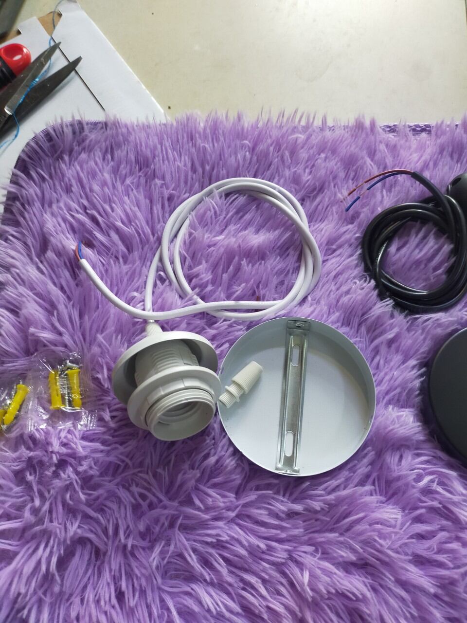Bộ đui dây đế thả trần e27