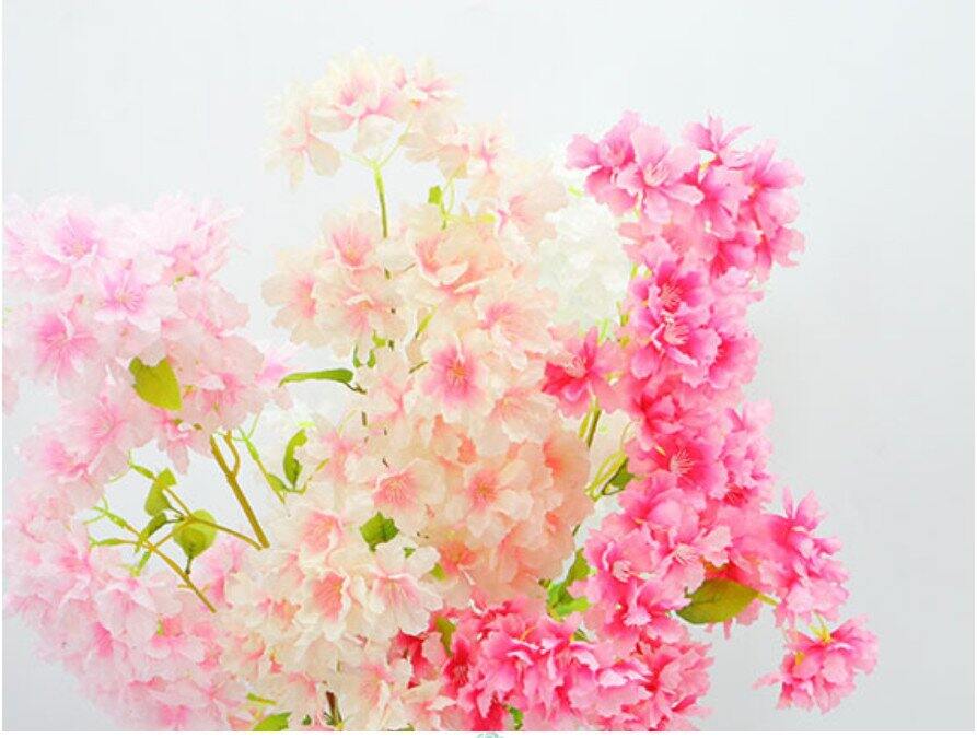 Cành Hoa Anh Đào Lụa Trang Trí