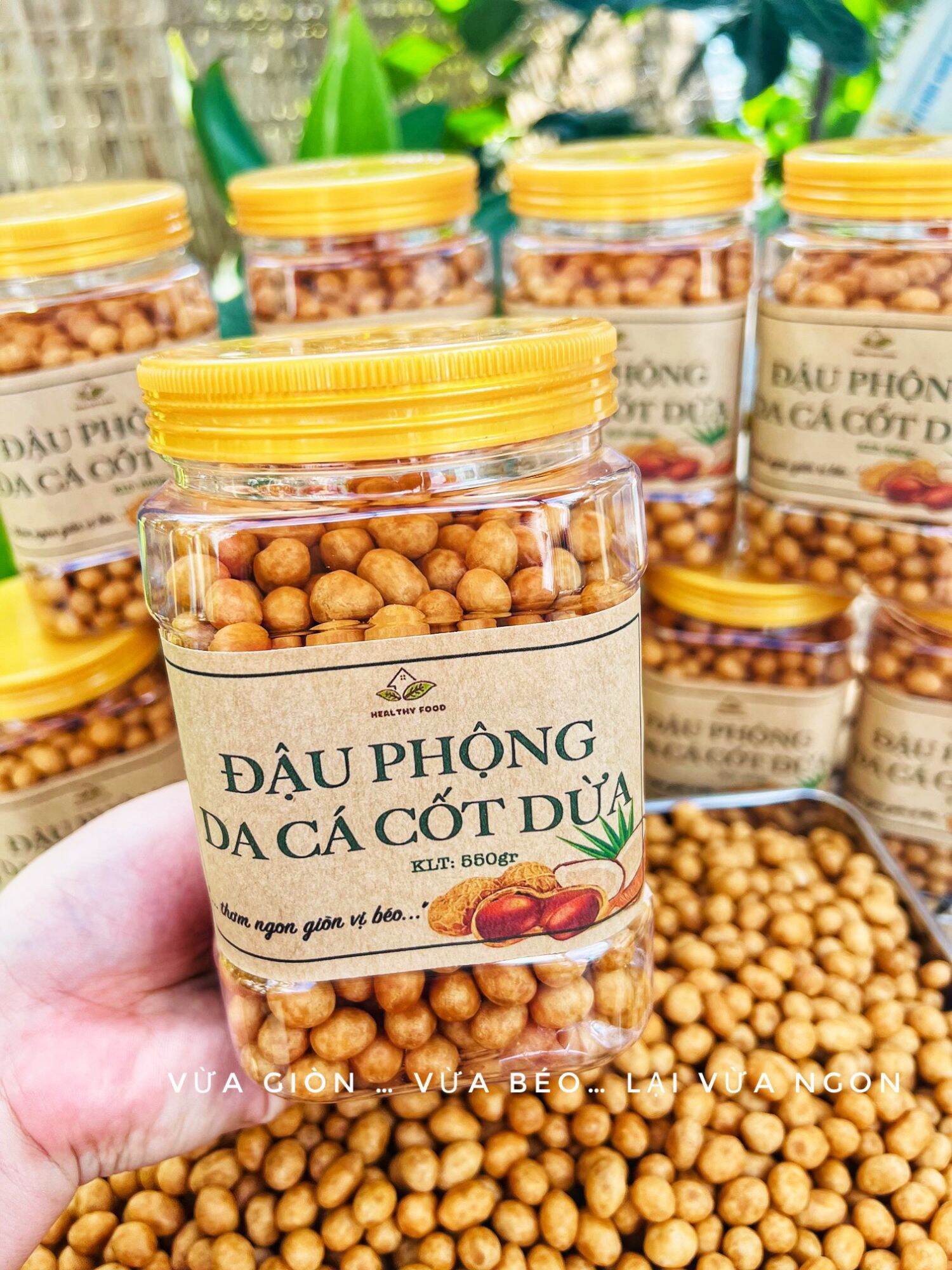 Đậu phộng da cá nước cốt dừa hủ 500g