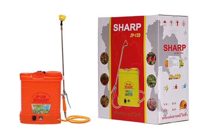[HCM]Bình xịt điện nhỏ gọn Sharp SP-12D ( bình xịt điện tưới cây )